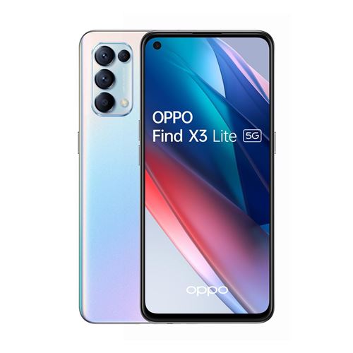Smartphone Oppo Find X3 Lite 6.43"" Double SIM 128 Go 5G Argent galactique État correct - 136,77 € Smartphone Oppo Find X3 Lite 6.43"" Double SIM 128 Go 5G Argent galactique État correct Oppo reconditionné disponible sur Fnac