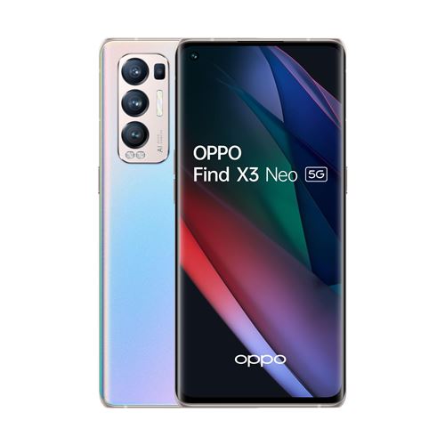 Smartphone Oppo Find X3 Neo 6.55"" Double SIM 256 Go 5G Gris État correct - 203,73 € Smartphone Oppo Find X3 Neo 6.55"" Double SIM 256 Go 5G Gris État correct Oppo reconditionné disponible sur Fnac