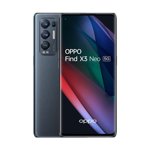 Smartphone Oppo Find X3 Neo 6.55" Double SIM 256 Go 5G Noir État correct Oppo reconditionné disponible sur Fnac