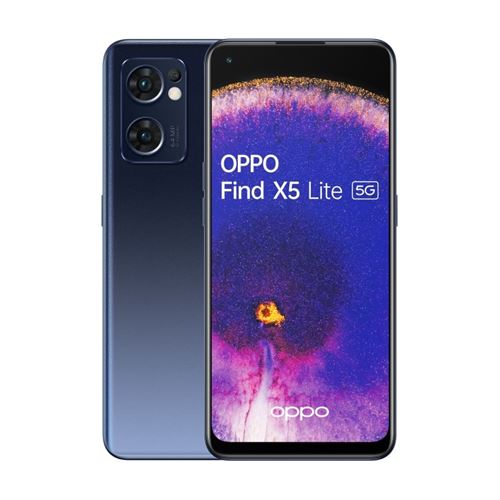 Smartphone Oppo Find X5 Lite 6,43"" 5G Double SIM 256 Go Noir stellaire État correct - 199,00 € Smartphone Oppo Find X5 Lite 6,43"" 5G Double SIM 256 Go Noir stellaire État correct Oppo reconditionné disponible sur Fnac