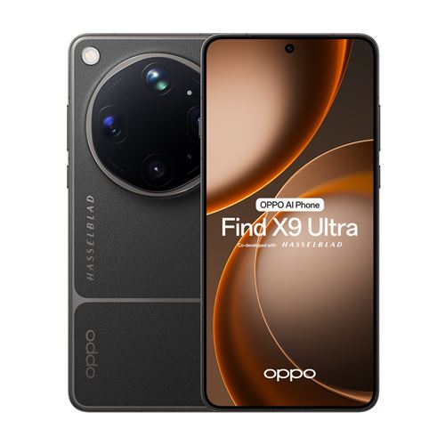 Smartphone Oppo Find X9 Ultra 6,82" 5G Double nano SIM 512 Go Noir Toundra État correct reconditionné disponible sur Fnac