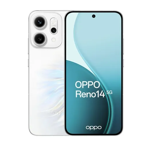 SMARTPHONE OPPO RENO 14 6,59 5G DOUBLE NANO SIM 512 GO BLANC OPALE Bon état reconditionné disponible sur Rakuten