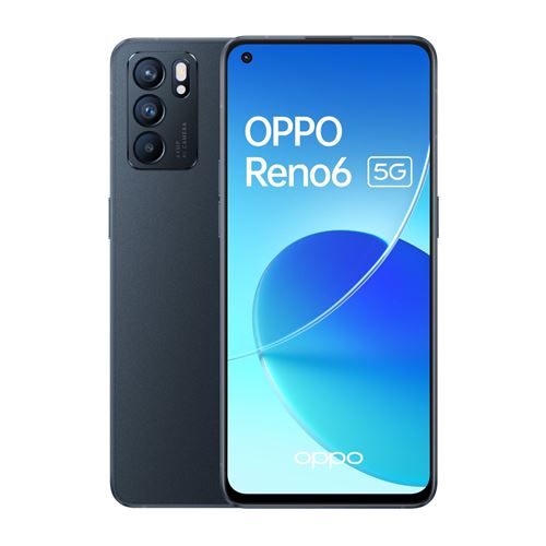 Smartphone Oppo Reno 6 6,43" 5G 128 Go Double SIM Noir État correct Oppo reconditionné disponible sur Fnac