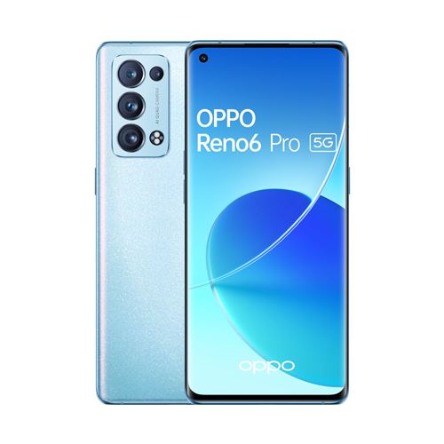 Smartphone Oppo Reno 6 Pro 6,55" 5G 256 Go Double SIM Bleu État correct reconditionné disponible sur Fnac