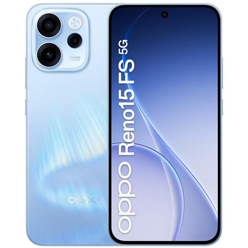 Smartphone OPPO Reno15 FS 5G 8Go 512Go Bleu aurore 6.57"AMOLED 7000mAh Version EU État correct N/A reconditionné disponible sur Fnac