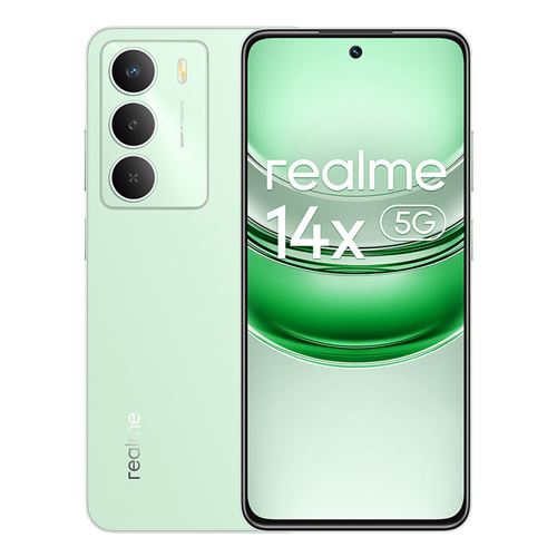 Smartphone Realme 14x vert 6.67 RAM 8 Go stockage 256 Go État correct N/A reconditionné disponible sur Fnac