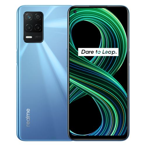 Smartphone Realme 8 5g 6Go/128Go Smartphone 5000mAh 6.5” - bleu État correct reconditionné disponible sur Fnac