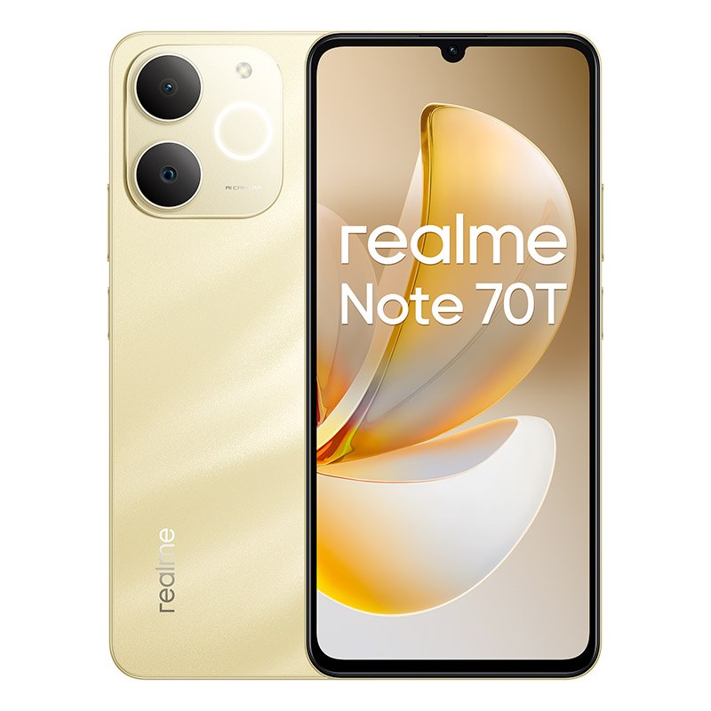 Smartphone Realme Note 70t 256go 4g Gold Bon état - 129,00 € Smartphone Realme Note 70t 256go 4g Gold Bon état reconditionné disponible sur Electro Depot