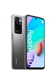 Smartphone Redmi 10 6.5 Pouces FHD+ MediaTek Helio G88 4Go 64Go MIUI 12 Gris Carbone État correct Xiaomi reconditionné disponible sur Darty