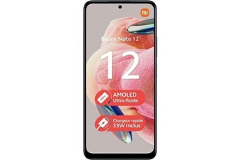 Smartphone Redmi Note 12 gris 6.67 stockage 128 Go État correct reconditionné disponible sur Darty