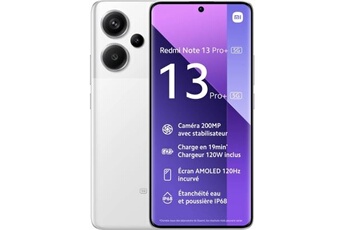 Smartphone Redmi Note 13 Pro+ 5G 6,67'' 512 Go Blanc Bon état Xiaomi reconditionné disponible sur Darty