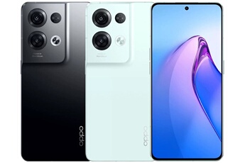 Smartphone Reno 8 Pro noir RAM 8 Go stockage 256 Go État correct Oppo reconditionné disponible sur Darty