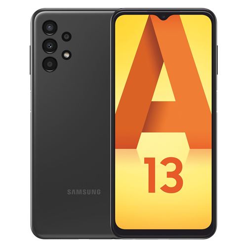 Smartphone Samsung Galaxy A13 6.6" Double SIM 64 Go Noir État correct Samsung reconditionné disponible sur Fnac