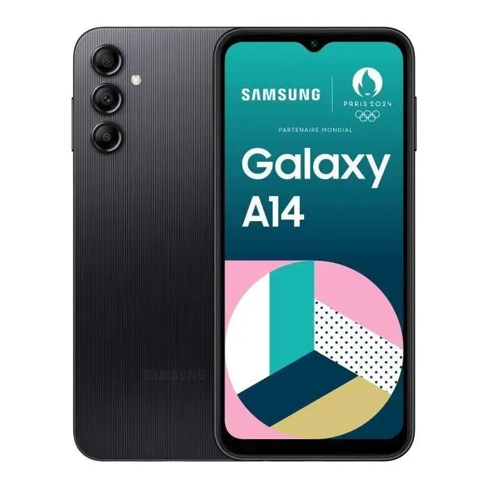 Smartphone - SAMSUNG - Galaxy A14 4G - 64 Go Noir 4 Go RAM Écran PLS LCD Reconditionné Samsung reconditionné disponible sur Cdiscount Seconde Vie