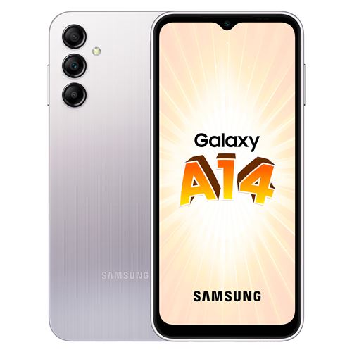 Smartphone Samsung Galaxy A14 6,6" Nano SIM 64 Go Gris État correct Samsung reconditionné disponible sur Fnac