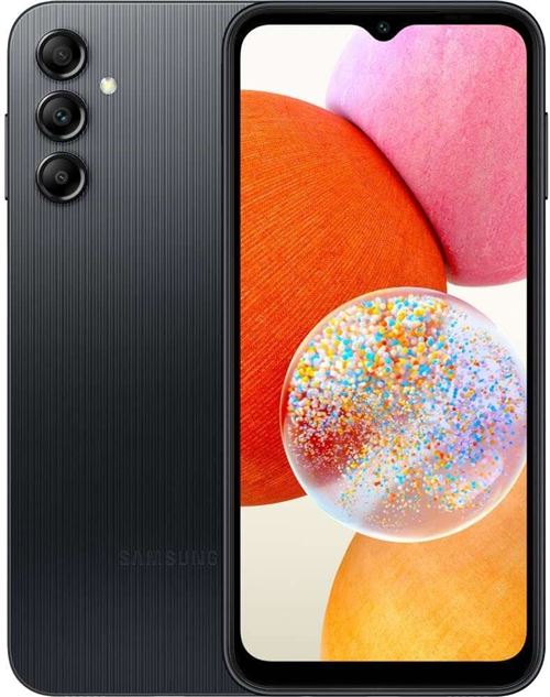 Smartphone Samsung Galaxy A14 noir 6.6 stockage 128 Go État correct N/A reconditionné disponible sur Fnac