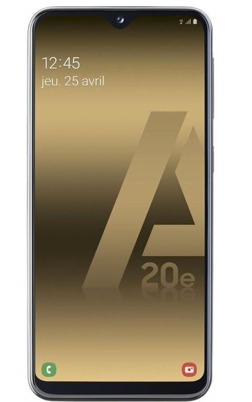 Smartphone Samsung Galaxy A20e Double SIM 32 Go Bleu État correct Samsung reconditionné disponible sur Fnac