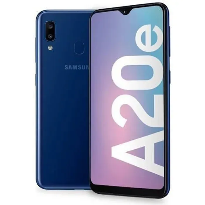 Smartphone - SAMSUNG - Galaxy A20e SM-A202F - 4G Dual SIM (Couleur: Bleu - Capacité de stockage: 32GB) Reconditionné Samsung reconditionné disponible sur Cdiscount Seconde Vie