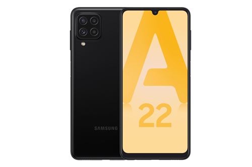 Acheter Smartphone Samsung Galaxy A22 6.4"" Double SIM 128 Go Noir État correct - 200,60 € | Dero Smartphone Samsung Galaxy A22 6.4"" Double SIM 128 Go Noir État correct Samsung reconditionné disponible sur Fnac | Dero