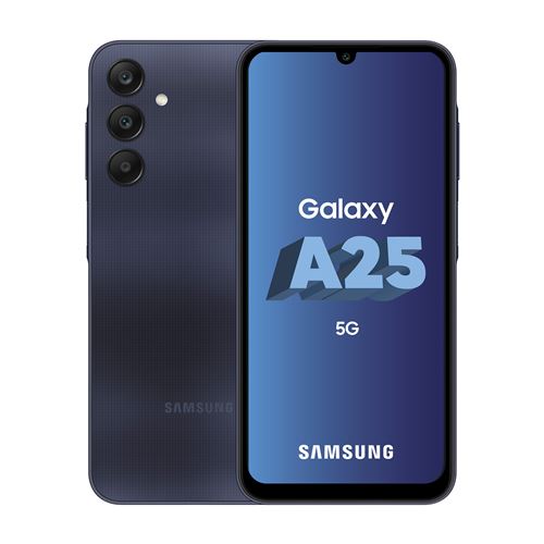 Smartphone Samsung Galaxy A25 6.5" 5G Double nano SIM 128 Go Bleu nuit État correct - 196,29 € Smartphone Samsung Galaxy A25 6.5" 5G Double nano SIM 128 Go Bleu nuit État correct reconditionné disponible sur Fnac