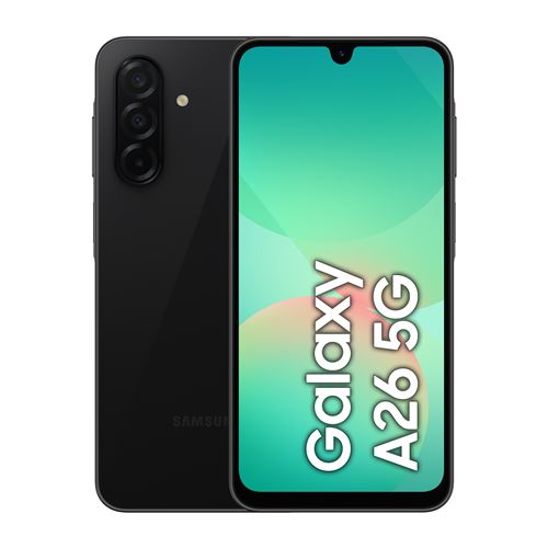 Smartphone Samsung Galaxy A26 6,7" 5G Nano SIM 128 Go Noir État correct Samsung reconditionné disponible sur Fnac | Dero