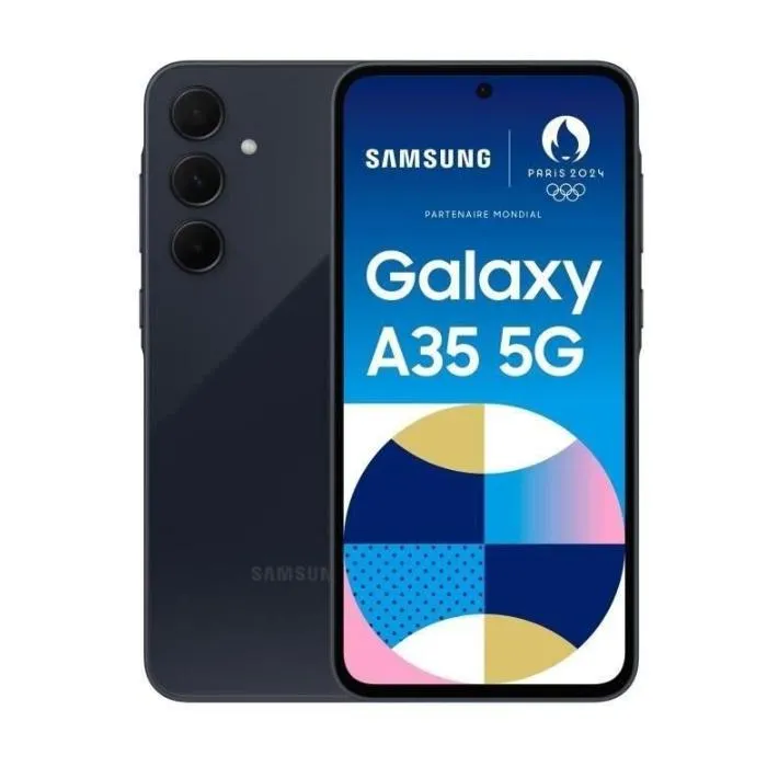 Smartphone - SAMSUNG Galaxy A35 256Go 5G Bleu nuit - Reconditionné - Excellent état Reconditionné Samsung reconditionné disponible sur Cdiscount Seconde Vie | Dero
