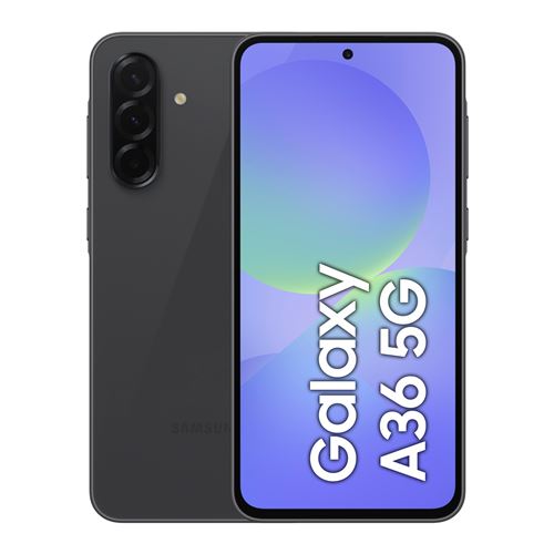 Smartphone Samsung Galaxy A36 6,7"" 5G Nano SIM 128 Go Noir État correct reconditionné disponible sur Fnac