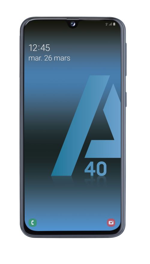 Smartphone Samsung Galaxy A40 Double SIM 64 Go Noir État correct reconditionné disponible sur Fnac