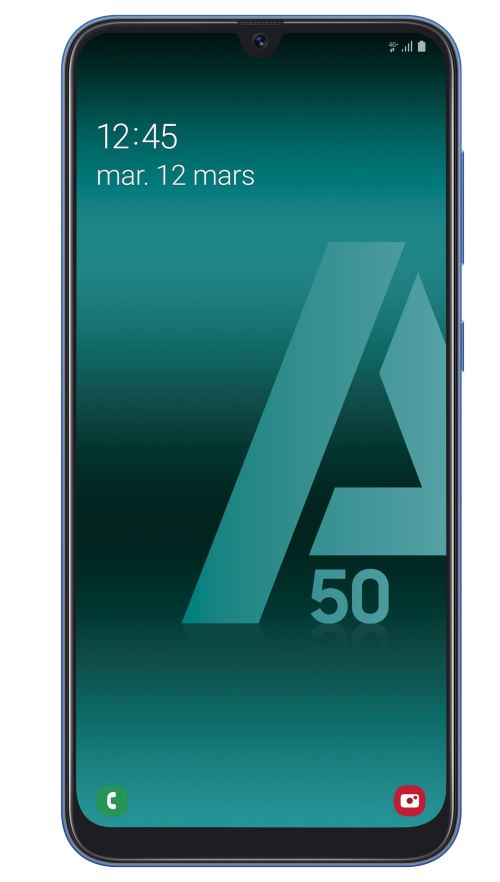 Smartphone Samsung Galaxy A50 Double SIM 128 Go Bleu État correct Samsung reconditionné disponible sur Fnac | Dero