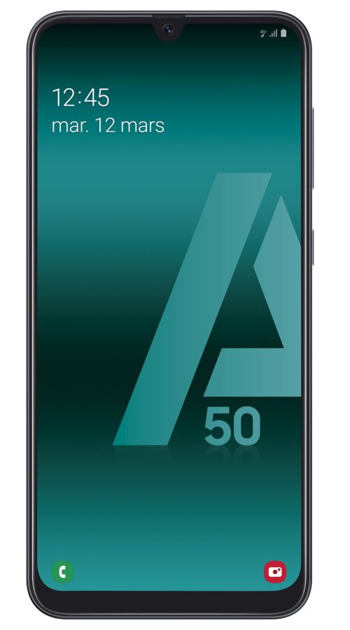 Smartphone Samsung Galaxy A50 Double SIM 128 Go Noir État correct Samsung reconditionné disponible sur Fnac | Dero