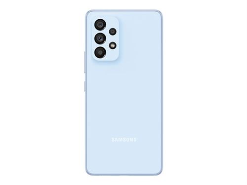 Smartphone Samsung Galaxy A53 6.5" 5G Double nano SIM 256 Go Bleu génial État correct Samsung reconditionné disponible sur Fnac