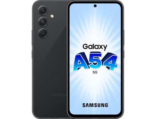 Smartphone Samsung Galaxy A54 5G 256 Go 6,4" Noir État correct N/A reconditionné disponible sur Fnac