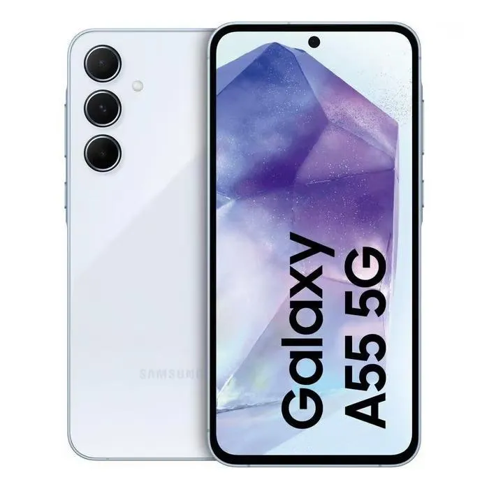 Smartphone - SAMSUNG - Galaxy A55 5G SM-A556B - 128 Go 8 Go RAM Bleu 5G Super AMOLED 120 Hz Reconditionné Samsung reconditionné disponible sur Cdiscount Seconde Vie