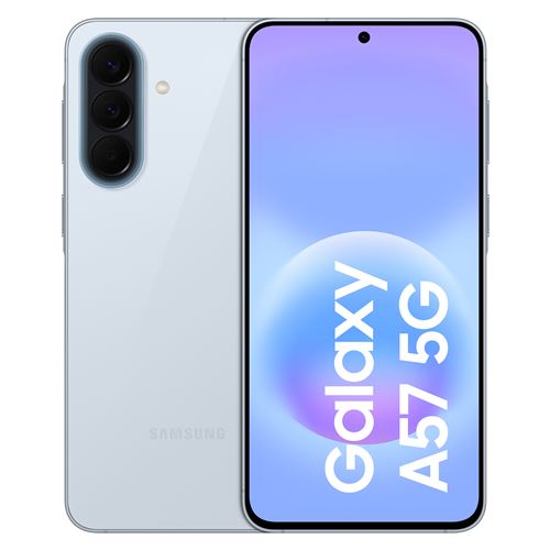Smartphone Samsung Galaxy A57 6,7" 5G Nano SIM 256 Go Bleu clair Occasion Samsung reconditionné disponible sur Fnac | Dero