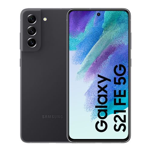 Smartphone Samsung Galaxy S21 FE 6,4" 5G 128 Go Double SIM Graphite État correct Samsung reconditionné disponible sur Fnac