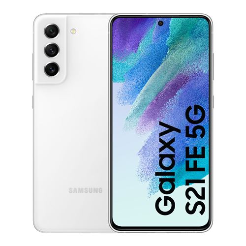 Smartphone Samsung Galaxy S21 FE 6.4" 5G Double SIM 128 Go Blanc État correct reconditionné disponible sur Fnac