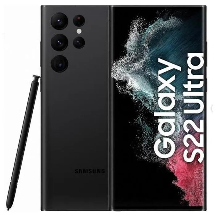 Smartphone - SAMSUNG - Galaxy S22 Ultra 128 Go Noir Single SIM - Version US (États-Unis) - Reconditionné - Excellent état Reconditionné Samsung reconditionné disponible sur Cdiscount Seconde Vie