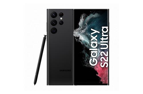 Smartphone Samsung Galaxy S22 Ultra 6.8"" Double SIM 5G 8 Go RAM 128 Go Noir État correct Samsung reconditionné disponible sur Fnac