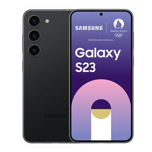 Smartphone Samsung Galaxy S23 6.1"" Nano SIM 5G 8 Go RAM 128 Go Noir État correct Samsung reconditionné disponible sur Fnac