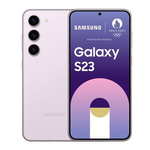 Smartphone Samsung Galaxy S23 6.1" Nano SIM 5G 8 Go RAM 256 Go Lavande État correct Samsung reconditionné disponible sur Fnac