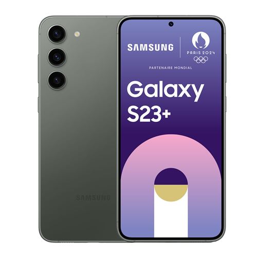 Smartphone Samsung Galaxy S23+ 6.6" Nano SIM 5G 8 Go RAM 256 Go Vert État correct Samsung reconditionné disponible sur Fnac