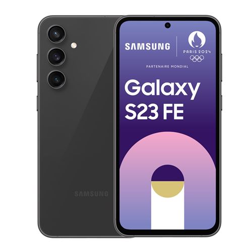 Smartphone Samsung Galaxy S23 FE 6,4" 5G Double nano SIM 128 Go Graphite État correct - 245,00 € Smartphone Samsung Galaxy S23 FE 6,4" 5G Double nano SIM 128 Go Graphite État correct Samsung reconditionné disponible sur Fnac