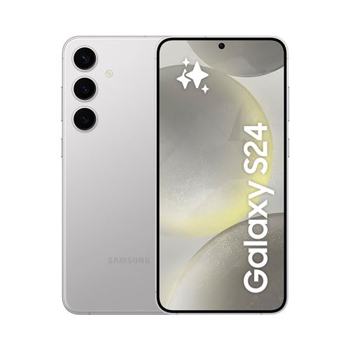 Smartphone Samsung Galaxy S24 6,2" 5G Nano SIM 128 Go Argent État correct Samsung reconditionné disponible sur Fnac