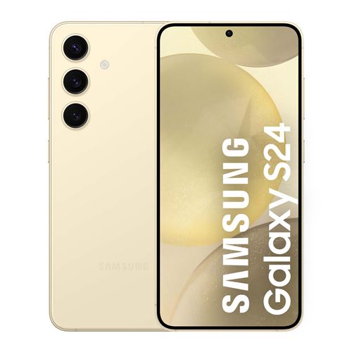 Smartphone Samsung Galaxy S24 6,2" 5G Nano SIM 256 Go Crème État correct Samsung reconditionné disponible sur Fnac