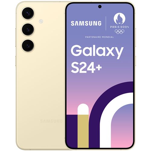 Smartphone Samsung Galaxy S24+ 6,7" 5G Nano SIM 512 Go Crème État correct Samsung reconditionné disponible sur Fnac