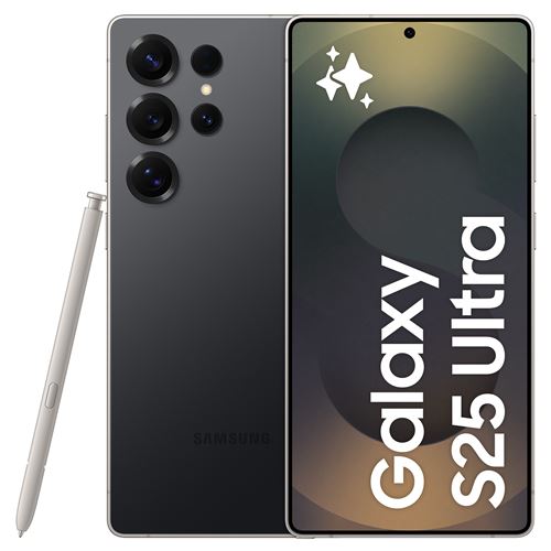 Smartphone Samsung Galaxy S25 Ultra 6,9" 5G Nano SIM 256 Go Noir Titane État correct - 915,36 € Smartphone Samsung Galaxy S25 Ultra 6,9" 5G Nano SIM 256 Go Noir Titane État correct Samsung reconditionné disponible sur Fnac