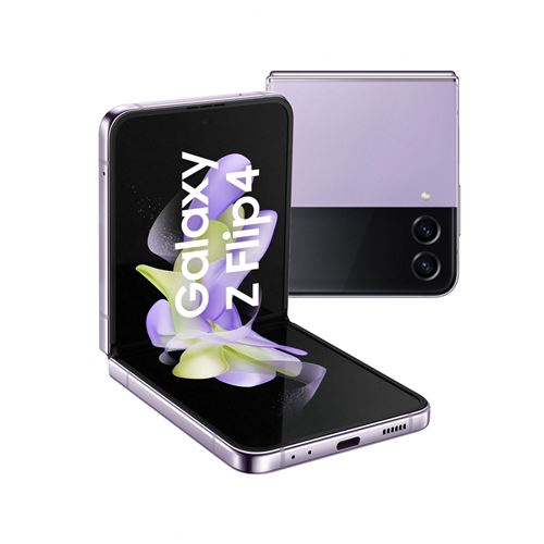 Smartphone Samsung Galaxy Z Flip 4 6,7" 5G 512 Go Nano SIM Lavande État correct Samsung reconditionné disponible sur Fnac