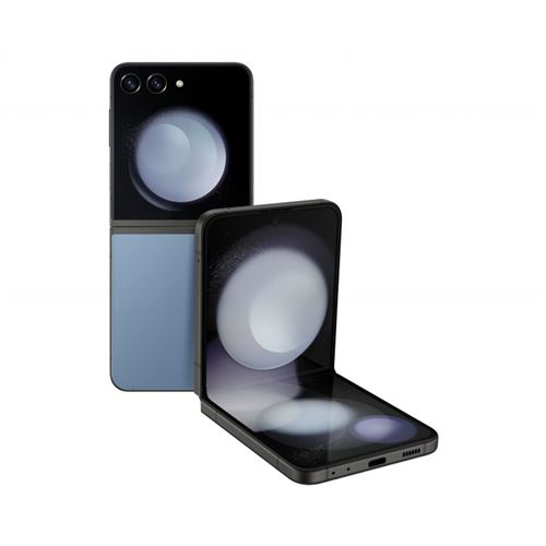 Smartphone Samsung Galaxy Z Flip 5 Bleu RAM 8 Go stockage 512 Go État correct N/A reconditionné disponible sur Fnac