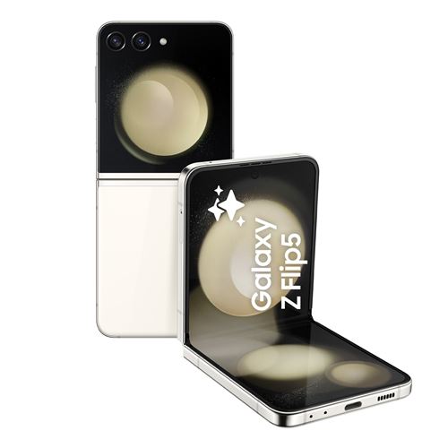 Smartphone Samsung Galaxy Z Flip5 6,7" Nano SIM 5G 512 Go Crème État correct - 299,00 € Smartphone Samsung Galaxy Z Flip5 6,7" Nano SIM 5G 512 Go Crème État correct Samsung reconditionné disponible sur Fnac