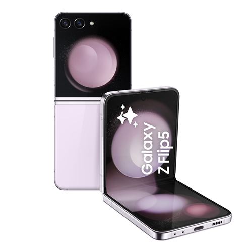 Smartphone Samsung Galaxy Z Flip5 6,7" Nano SIM 5G 512 Go Lavande État correct Samsung reconditionné disponible sur Fnac